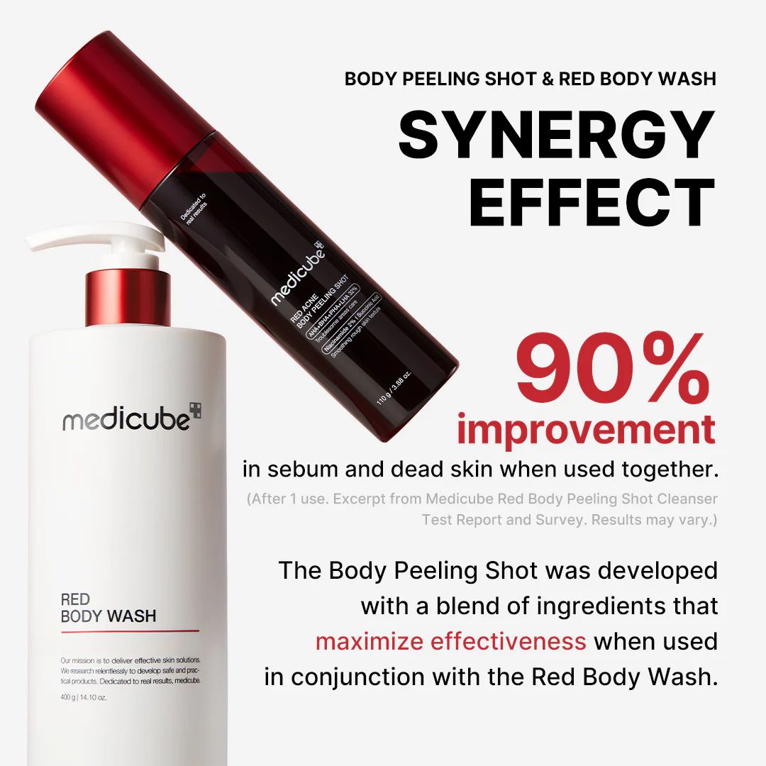 Red Body Peeling Shot Cleanser - Image 11