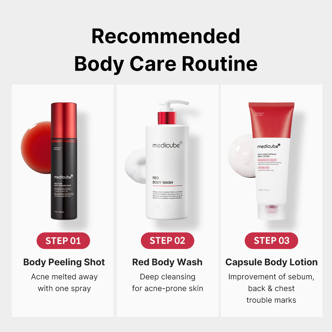 Red Body Peeling Shot Cleanser - Image 12