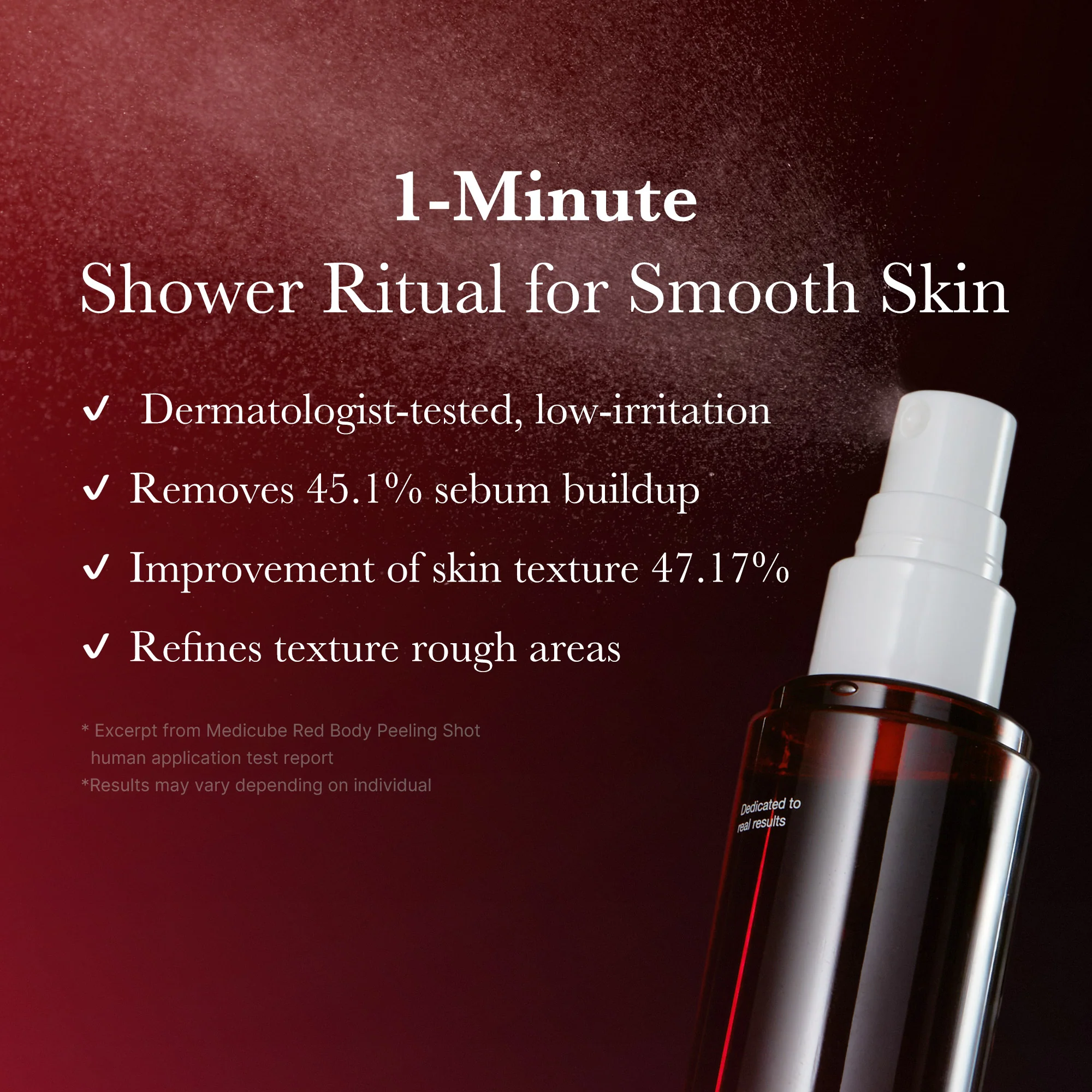 Red Body Peeling Shot Cleanser - Image 8