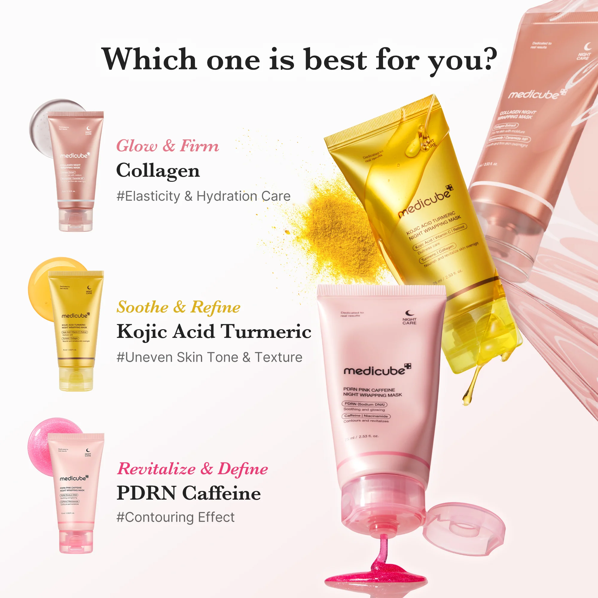 Kojic Acid Turmeric Overnight Wrapping Mask - Image 4