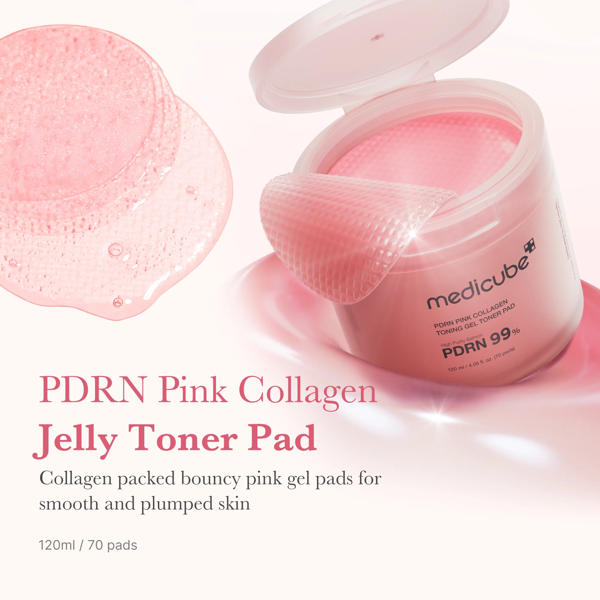 [GIFT] PDRN Pink Collagen Gel Toner Pad - Image 2