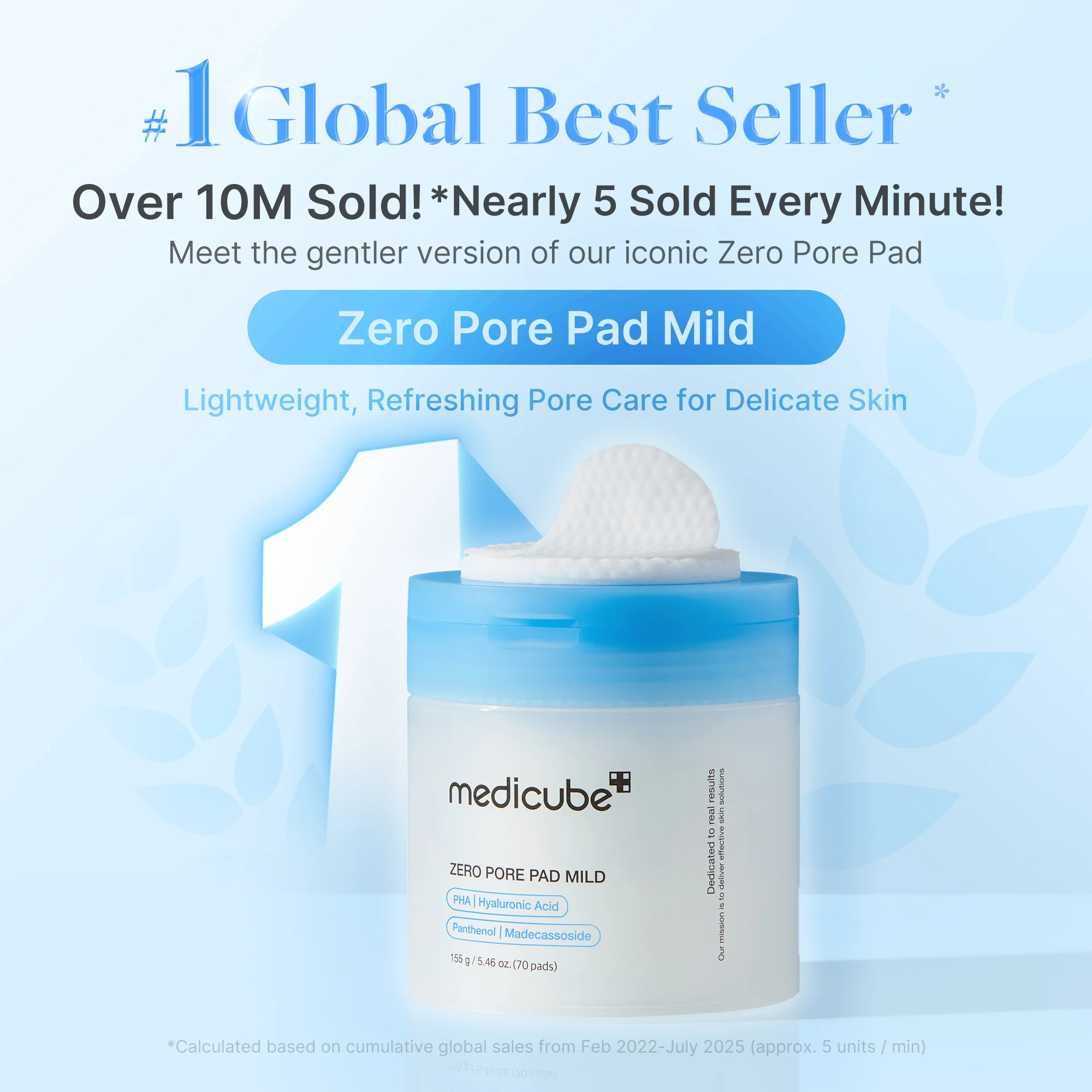 [Subscr.] Zero Pore Madecassoside Pads (Mild) - Image 2